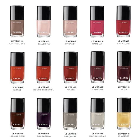 chanel nail polish 217|Chanel nail polish color chart.